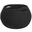Corda de algodão preta Basket Goodpick 25x21 cm de armazenamento