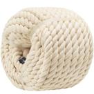 Corda de algodão VEIZEDD Strong 19 mm x 8 m, torcida, branca natural