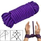 Corda de Bondage Roxa de Algodão - 10 Metros