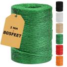Corda de cordão verde Garden Twine Vanhench de 246 m para jardinagem