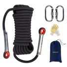 Corda de escalada EMEKIAN 12mm preta 30m (98 pés) para exterior