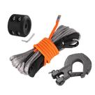 Corda de guincho Ucreative Synthetic 6 mm x 15 m 10.000 libras para ATV UTV Corda de guincho Ucreative Synthetic 6 mm x 15 m 10.000 libras para ATV UTV