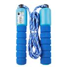 Corda de Pular com Contador de Giros Exercício Funcional Academia Fitness Azul