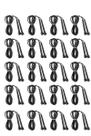 Corda de Pular Kit com 20 Speed Rope Ajustável Pvc