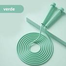 Corda de Pular Mt128 Profissional Ajustável com Free Rotation Verde OEM