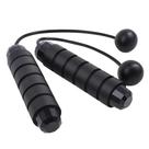 Corda de Pular Portátil sem Fio para Treinamento Funcional Exercício Academia Casa Fitness Cor:PretoTamanho:ÚnicoGêner Corda de Pular Portátil sem Fio para Treinamento Funcional Exercício Academia Casa Fitness Cor:PretoTamanho:ÚnicoGêner