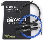 Corda de Pular Speed Ajustável em Aço Liga WOD Nation