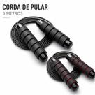 Corda de Pular Speed Rope Profissional Ajustável 3m com Rolamento e Cabo de Aço Revestido Corda de Pular Speed Rope Profissional Ajustável 3m com Rolamento e Cabo de Aço Revestido