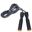 Corda de Pular Vollo de PVC com Rolamento 275 x 0,6cm Preta Corda de Pular Vollo de PVC com Rolamento 275 x 0,6cm Preta
