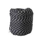 Corda de Seda Poliéster 12mm Preto E Branco Rolo 105m Fuzil