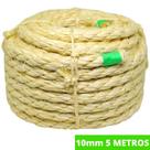 Corda De Sisal 10mm 5 Metros Rasada Arranhador Para Gatos Artesanato Em Geral Acabamento Fino Construção Corda De Sisal 10mm 5 Metros Rasada Arranhador Para Gatos Artesanato Em Geral Acabamento Fino Construção