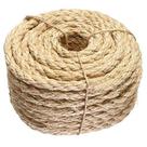 Corda de sisal ATERET 3/8 polegadas x 100 pés de fibra natural para interior/exterior