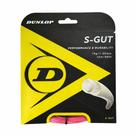 Corda de Tênis Dunlop S-GUT 1.32mm/16 Rosa - Set Individual