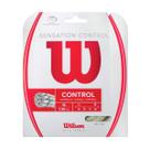 Corda de tênis Wilson Sensation Control 16 - Conjunto branco