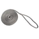 Corda Dock Line New England de 1/2 polegada x 15 pés, nylon, cinza