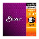 Corda Elixir 010 Extra Light Bronze 80/20 Violão Aço Nanoweb Corda Elixir 010 Extra Light Bronze 80/20 Violão Aço Nanoweb