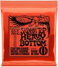 Corda Ernie Ball 010 Skinny Top Heavy Bottom Slinky Guitarra