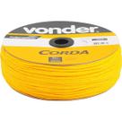 Corda multifilamentada trançada 3mmx625m 2,7kg amarela polipropileno carretel - Vonder