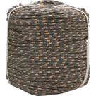 Corda Multifilamento Trançada 16mm 13kg 85 Metros Cinza Nove54 Poliéster Rolo Multiuso Caminhoneiro Carreteiro Resistente