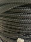 Corda náutica 8.0mm trançada pp preta ( rolo com 220mts)