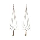 Corda Para Pendurar Plantas, Acessórios Para Varanda, Vaso Suspenso, Decorações De Jardim, Cesto De