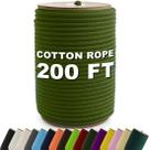 Corda PH PERKHOMY 61 m Algodão 5 mm Verde Militar Corda PH PERKHOMY 61 m Algodão 5 mm Verde Militar