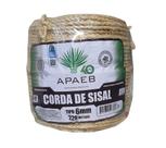 CORDA SISAL 6mm - NATURAL 220M C/3 PERNAS