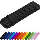 Corda TECEUM 90 pés x 10 mm preta, polipropileno, nylon, poliéster