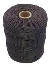 Corda Trançada 3,0 mm Marrom rolo com 207 metros-Cordaville