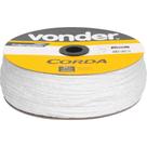 Corda Trançada 4 Mm Polipropileno Vonder 360 M Branca Para Amarração E Redes De Proteção Corda Trançada 4 Mm Polipropileno Vonder 360 M Branca Para Amarração E Redes De Proteção