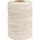 Corda Trançada 4mm x 405m Branca Vonder