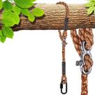 Corda Tree Swing da SELEWARE, nylon ajustável de 203 cm, boné de 450 kg.