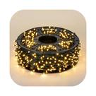 Cordão 500 Leds Com 8 funções 50 Metros Prova D'água Fio Verde-escuro Natal Bivolt
