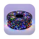 Cordão 500 Leds Com 8 funções 50 Metros Prova D'água Fio Verde-escuro Natal Bivolt Cordão 500 Leds Com 8 funções 50 Metros Prova D'água Fio Verde-escuro Natal Bivolt