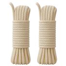 Cordão 8mm 100% Algodão para Bolsas, Macramê e Artesanato