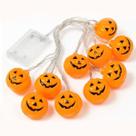 Cordao Abobora Led Hallowen Decoraçao Festa Dia Das Bruxas Lampada Iluminaçao Horror Susto Medo Enfeite Assustador