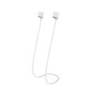 Cordão antiqueda de silicone para fones bluetooth, branco