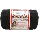 Cordão artesanal em macramé Pepperell Bonnie 6 mm 100 m preto