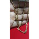Cordão Cadeado Ouro 18k oco 12.00 Gr 3mm 60 Cm
