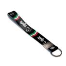 Cordão Chaveiro Aprilia Pequeno Preto Premium Cordão Chaveiro Aprilia Pequeno Preto Premium