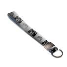 Cordão Chaveiro Eagles Cinza Pequeno Premium