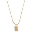 Cordão Colar Corrente Masculino Feminino Pingente Top Luxo inicial letra D banhado em Ouro 18k.