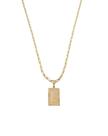 Cordão Colar Corrente Masculino Feminino Pingente Top Luxo inicial letra F banhado em Ouro 18k.