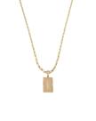 Cordão Colar Corrente Masculino Feminino Pingente Top Luxo inicial letra I banhado em Ouro 18k.