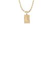 Cordão Colar Corrente Masculino Feminino Pingente Top Luxo inicial letra L banhado em Ouro 18k.