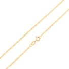 Cordão Colar Feminino Ouro 18k Piastrine 45cm Cordão Colar Feminino Ouro 18k Piastrine 45cm