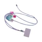 Cordão Colorido Ajustável Para Celular, Alça De Pescoço Destacável Universal Para Celular E Chaves