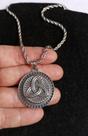 Cordão com Pingente Aço Inox Triquetra Valknut Vikings