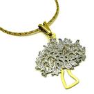 Cordão Com Pingente Árvore Da Vida Banho De Ouro 18k 3291