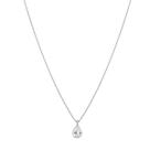 Cordão Corrente Feminina 60cm Ponto De Luz De Prata 925